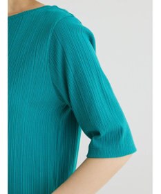 Green Parks 前後２ｗａｙリブ５分袖プルオーバー