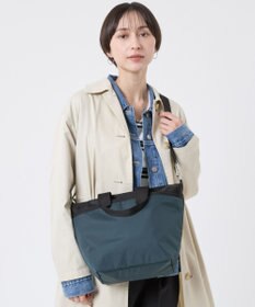LeSportsac BUCKET TOTE/ミッドナイトグリーン/ブラック