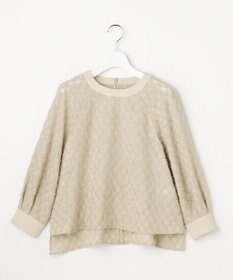 自由区 【セットアップ対応】ワッシャーカットジャカード ブラウス