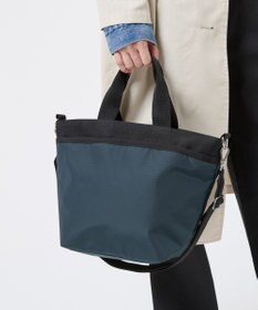 LeSportsac BUCKET TOTE/ミッドナイトグリーン/ブラック