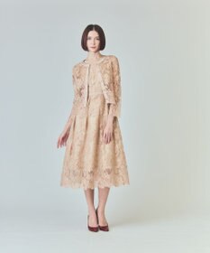 GRACE CONTINENTAL リバーレースドレス