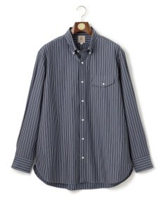 J.PRESS MEN 【KING SIZE】KANEMASA マルチストライプジャージ シャツ