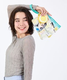 LeSportsac 【ハニーレモンソーダ】WRISTLET POUCH W/CHARM/スパークリングラブ