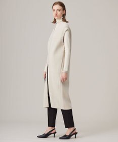 ICB L 【洗える】コットンシェニール ジレワンピース