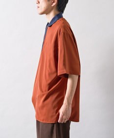 CRAFT STANDARD BOUTIQUE 【クールドライ】バイカラーニット衿ポロシャツ