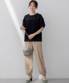 組曲 L ポリエステルレーヨンツイル パンツ