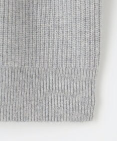 自由区 【洗える】ウールカシミヤブレンドラメスパンコールニット カーディガン