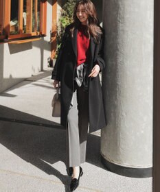 ANY SIS ビューティサーモ2WAYストレッチ テーパードパンツ