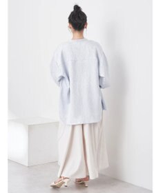 earth music&ecology フラワージャガードシャツ