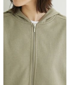 Green Parks コットンＵＳＡミニ裏毛ロングＺＩＰパーカー