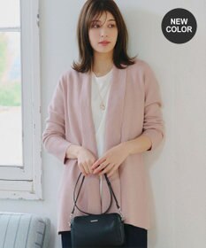 Tiaclasse 【新色追加・洗える】ミラノリブミドル丈カーディガン