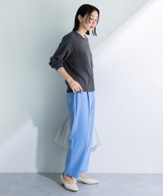 Green Parks アンチピリングレイヤード風ニットプルオーバー