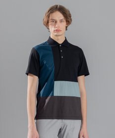 JOSEPH HOMME カラーコットンブロック ポロシャツ