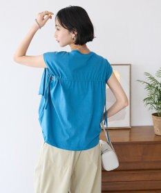 CRAFT STANDARD BOUTIQUE 接触冷感/ドロストフリルカットソープルオーバー