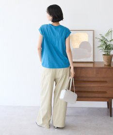 CRAFT STANDARD BOUTIQUE 接触冷感/ドロストフリルカットソープルオーバー