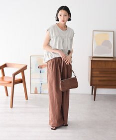 CRAFT STANDARD BOUTIQUE 接触冷感/ドロストフリルカットソープルオーバー