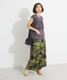 CRAFT STANDARD BOUTIQUE 接触冷感/ドロストフリルカットソープルオーバー