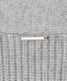 自由区 【洗える】ウールカシミヤブレンドラメスパンコールニット カーディガン