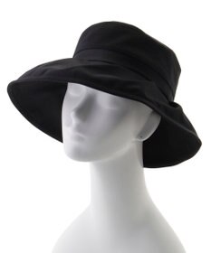 MOONBAT 【遮光100％/遮熱/UV】HIROKO KOSHINO(ヒロコ コシノ)遮光シアー カサブランカ 帽子 ゆったりMサイズ 手洗い可能/サイズ調整可能/日本製