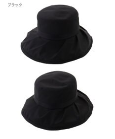 MOONBAT 【遮光100％/遮熱/UV】HIROKO KOSHINO(ヒロコ コシノ)遮光シアー カサブランカ 帽子 ゆったりMサイズ 手洗い可能/サイズ調整可能/日本製