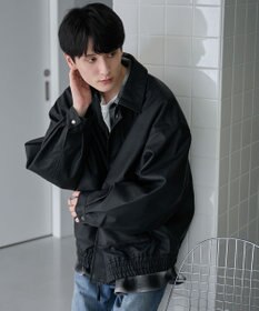 WEGO 【ユニセックス着用ITEM】エコレザー2WAYフライトジャケット