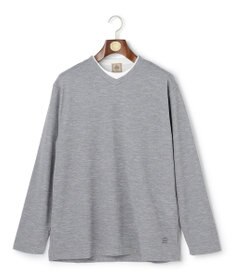 J.PRESS MEN 【WEB・一部店舗限定】Ｖネックフェイクレイヤード ロングスリーブTシャツ
