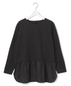 23区 S 【洗える】シアータフタ コンビ カットソー