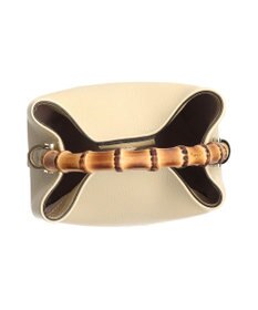 INTER-CHAUSSURES 【LORISTELLA】バンブーハンドルレザーバケットバッグ