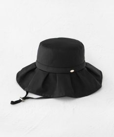 TOCCA 【UV99%以上カット・吸水速乾・抗菌防臭・洗える・サイズ調整可・強撥水】FRILL RAIN HAT レインハット