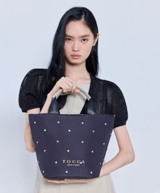 TOCCA SKIPPING ICON TOTE トートバッグ【星風まどかさん着用・WEB＆一部店舗限定】 ブラック系