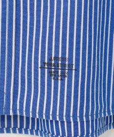 J.PRESS YORK STREET 【UNISEX】ストライプ バンドカラーシャツ