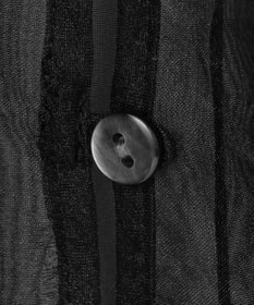 #Newans オーガンジーパネルブラウス