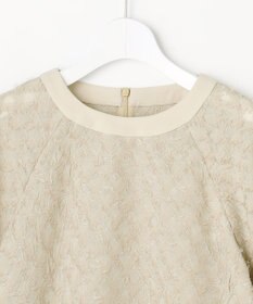 自由区 【セットアップ対応】ワッシャーカットジャカード ブラウス