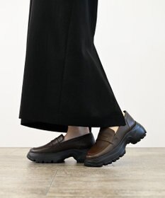 Pointer 日本製 本革 厚底ローファー