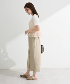 Green Parks オーガンジービスチェドッキング半袖プルオーハ