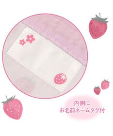 Mother garden マザーガーデン 野いちご 巾着 小《レトロストロベリー柄》