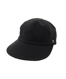 MOONBAT 【遮光100％/遮熱/UVカット】FURLA(フルラ)アーチロゴ ロングつば キャップ 帽子  手洗い可能/日本製