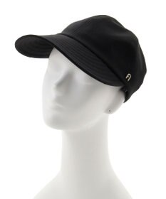 MOONBAT 【遮光100％/遮熱/UVカット】FURLA(フルラ)アーチロゴ ロングつば キャップ 帽子  手洗い可能/日本製