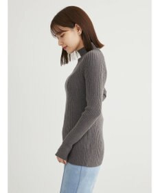 Green Parks ・Ｐｅｔｉｔ　Ｆｌｅｕｒ　ボトルネックリブニット