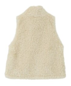 YECCA VECCA カーリーファーZIPジレ