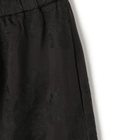 UNFILO 【ウエストゴム】ボタニカル エンブロイダリー パンツ