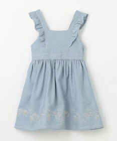 ANY KIDS 【チェリーベリーシリーズ】フルーツ 刺繍 ジャンパースカート