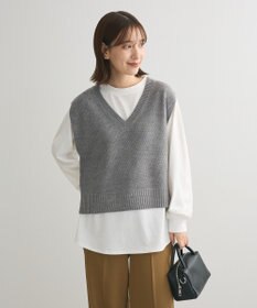 Green Parks ＳＥＴ２点　ニットベスト＋ロンＴＥＥ