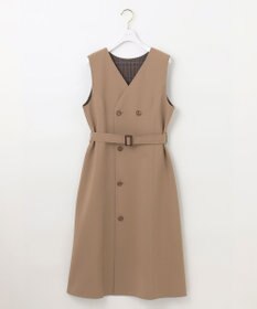 ANY SIS 【美人百花10月号掲載】リバーシブルチェックラップ ワンピース