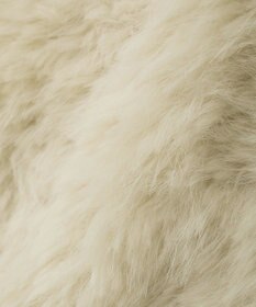 YECCA VECCA カーリーファーZIPジレ