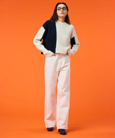 BEIGE， LAURIERS / ウールカシミヤバイカラーニット