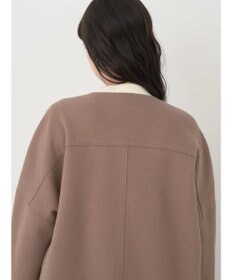 earth music&ecology 圧縮風ポンチコーディガン