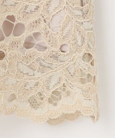 自由区 【セットアップ対応・洗える・XSサイズあり】レースコンビ ブラウス