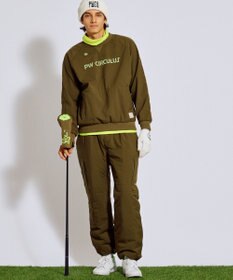 PW CIRCULUS 【3層レイヤー構造ボンディング×中綿キルティング】【MEN】中綿プルオーバー ゴルフ