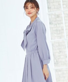 Tiaclasse 【洗える】リボンボウタイワンピース
